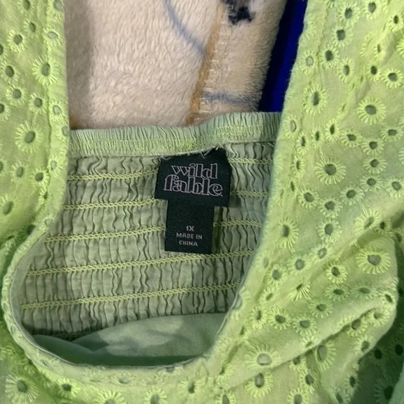 Wild Fable tank top/blouse/short sleeve size 1X women’s - Picture 5 of 6